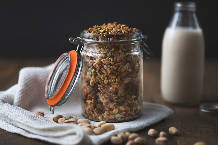 Orange & Pistachio Granola