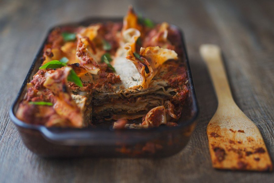 Vegan Tomato Vegetable Lasagne