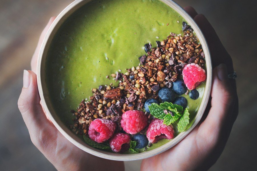 Choc Mint Protein Smoothie Bowl