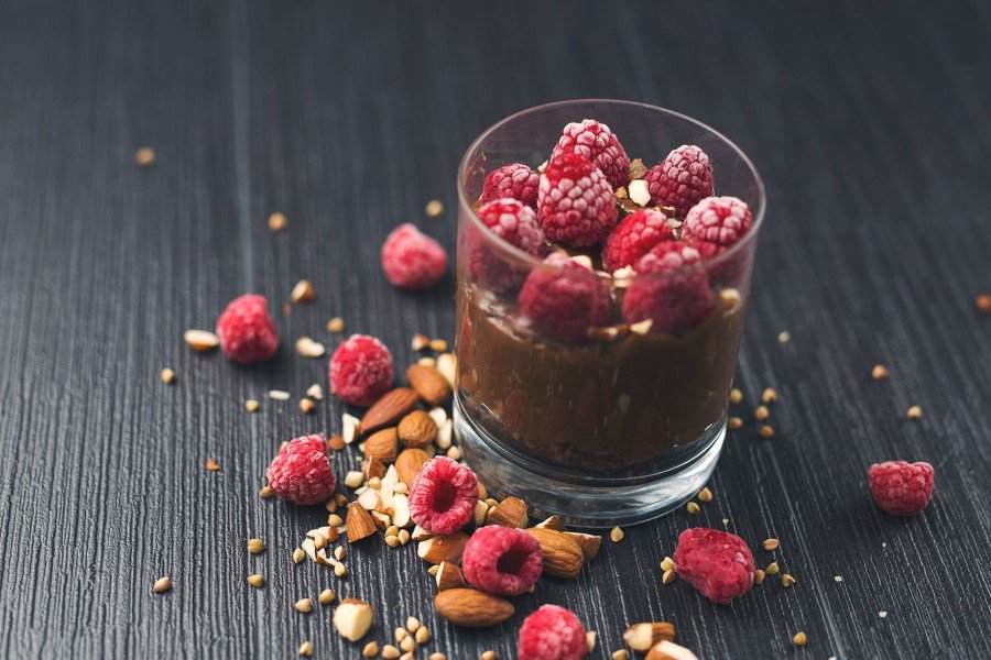 Avocado Almond Chocolate Mousse