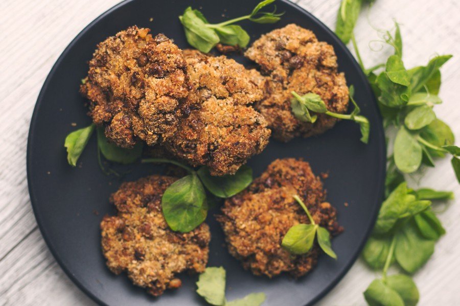 Lentil and Brown Rice Patties