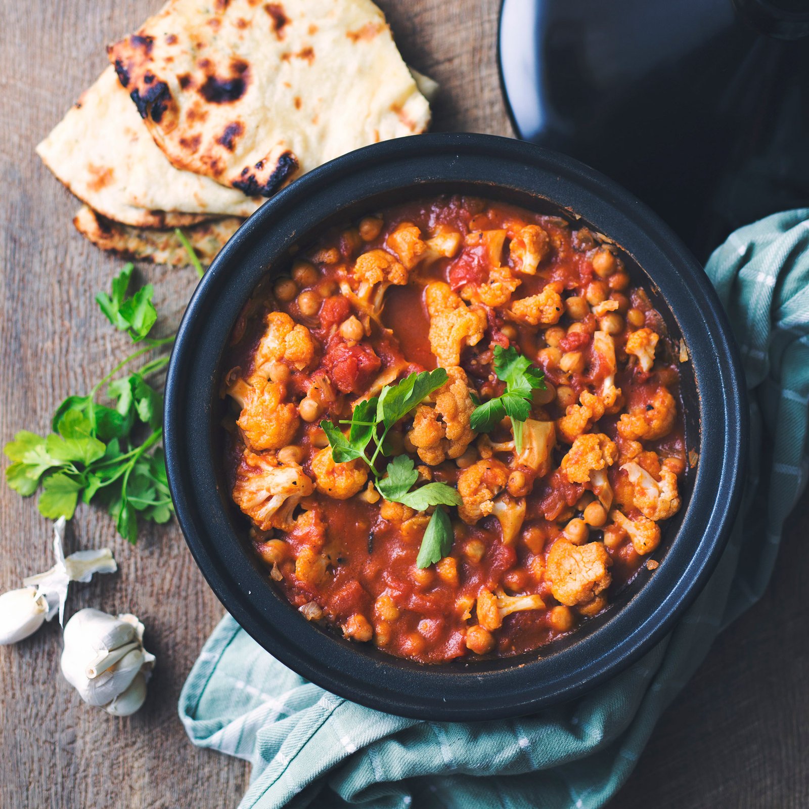 Cauliflower and Chickpea Tagine