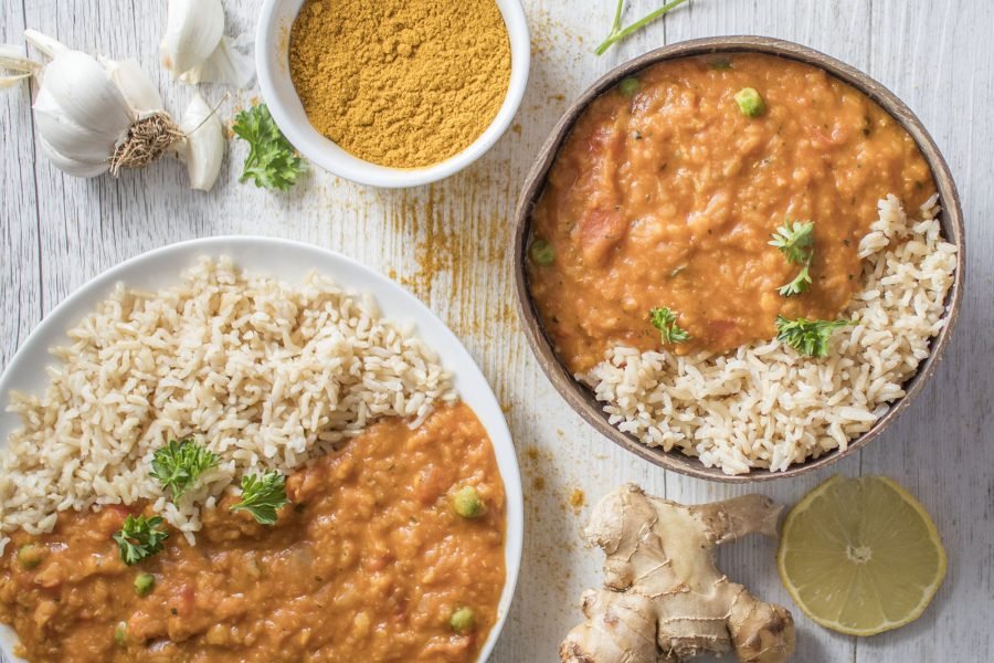 Easy Vegan Red Lentil Dhal