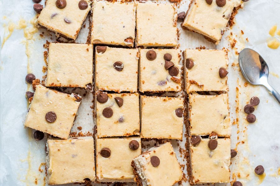 Vegan Choc Chip Cookies & Cream Slice or Cake