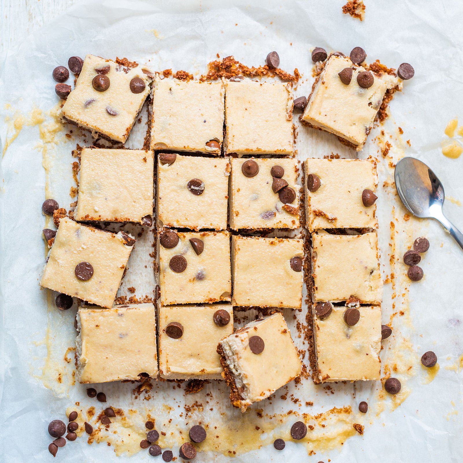 Vegan Choc Chip Cookies & Cream Slice or Cake