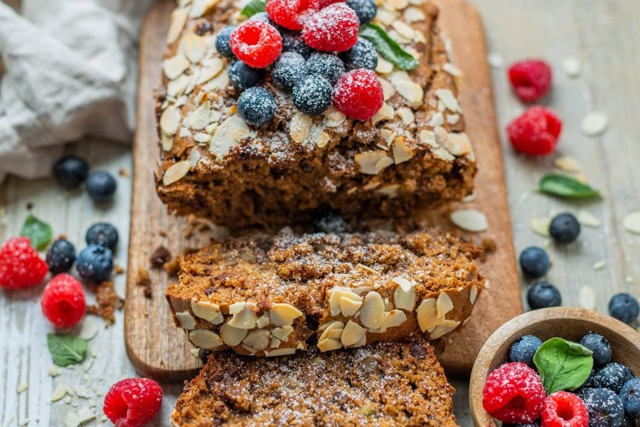 Easy Vegan Almond Butter Banana Bread