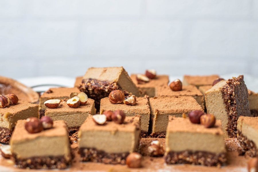 Vegan Hazelnut Mocha Slice – Refined Sugar Free