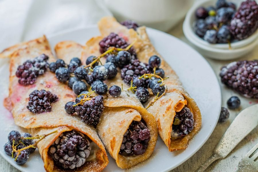 Vegan Oat, Buckwheat and Banana Sweet Crepes