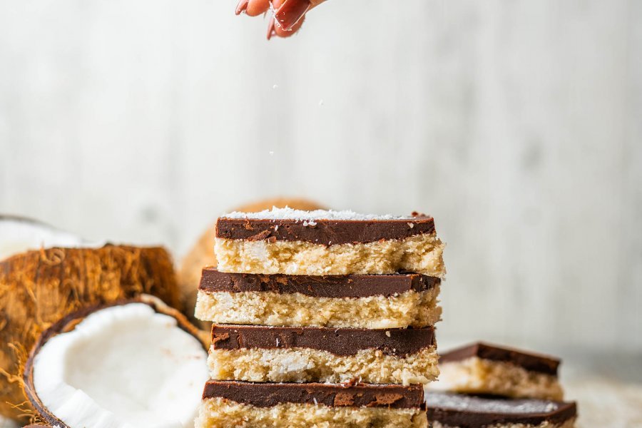 Raw Vegan Bounty Slice