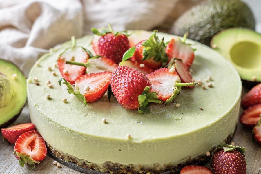Raw Vegan Avocado Cake