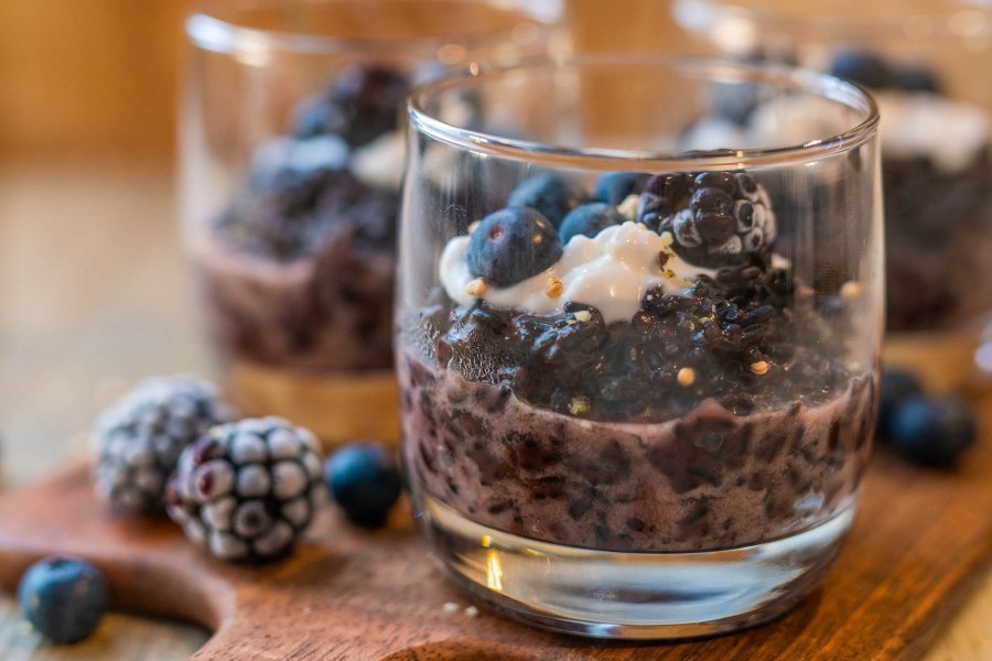 Vegan Black Rice Pudding