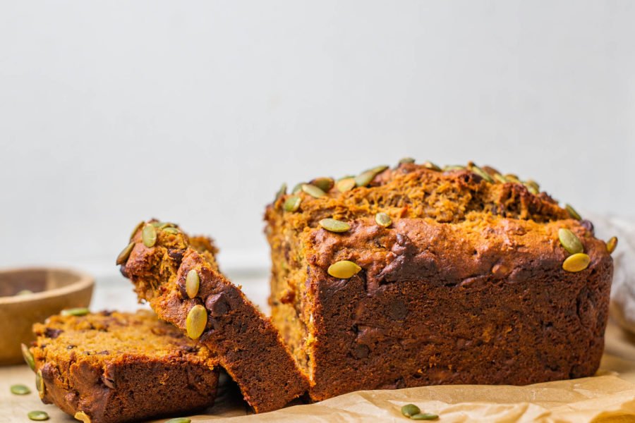 Vegan Pumpkin Banana Bread