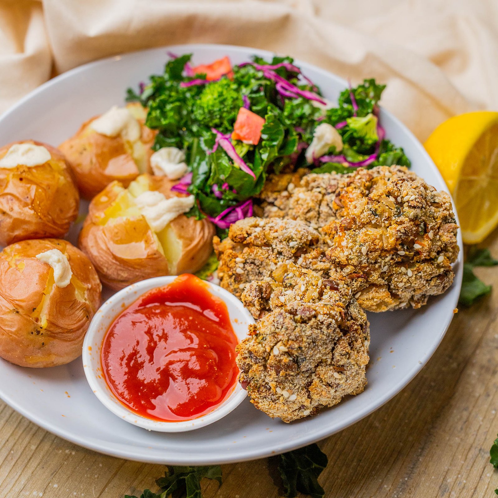 Two Vegan Pattie Recipes: Lentil and Brown Rice & White Bean & Millet