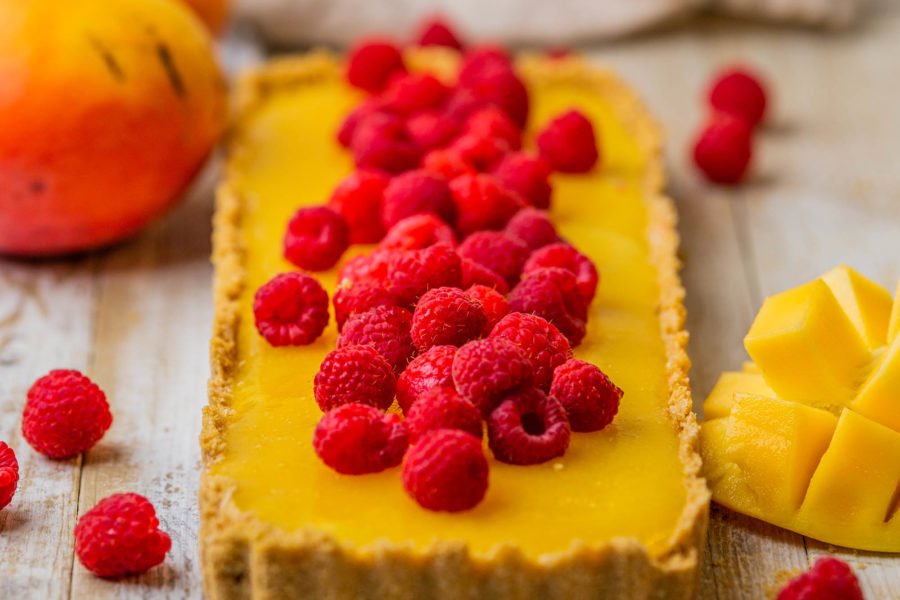 Vegan Mango Jelly Tart – Refined-Sugar-Free