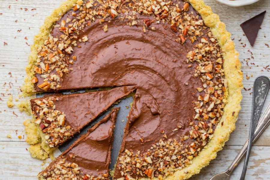 Easy Healthy Vegan Pumpkin Tart