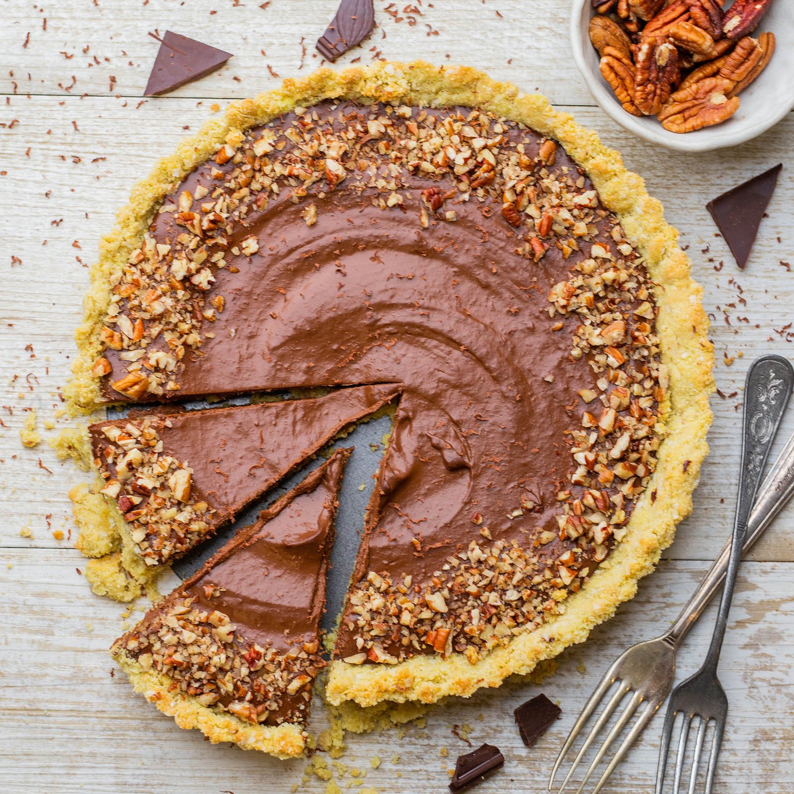 Easy Healthy Vegan Pumpkin Tart