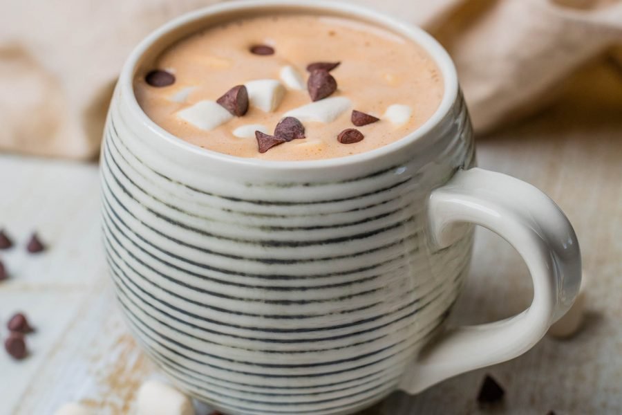 Blood Sugar Balancing Hazelnut Chocolate Latte with Bambara Nuts