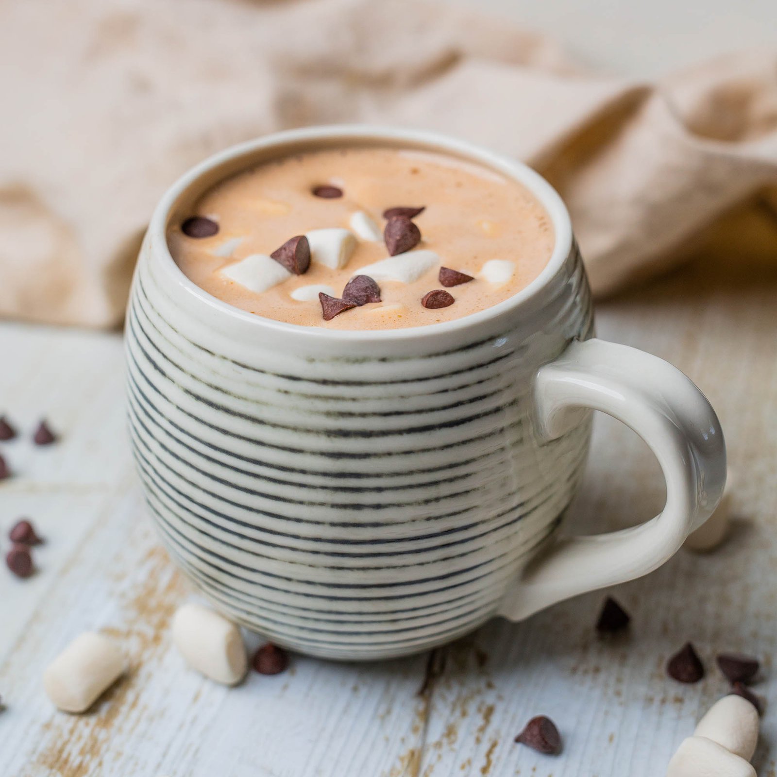 Blood Sugar Balancing Hazelnut Chocolate Latte with Bambara Nuts