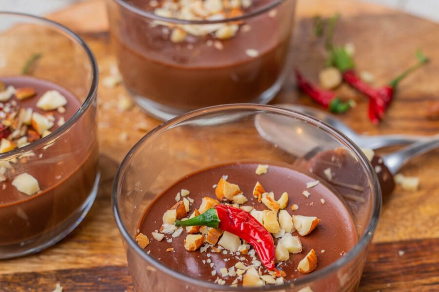 Vegan Chocolate Chilli Pots