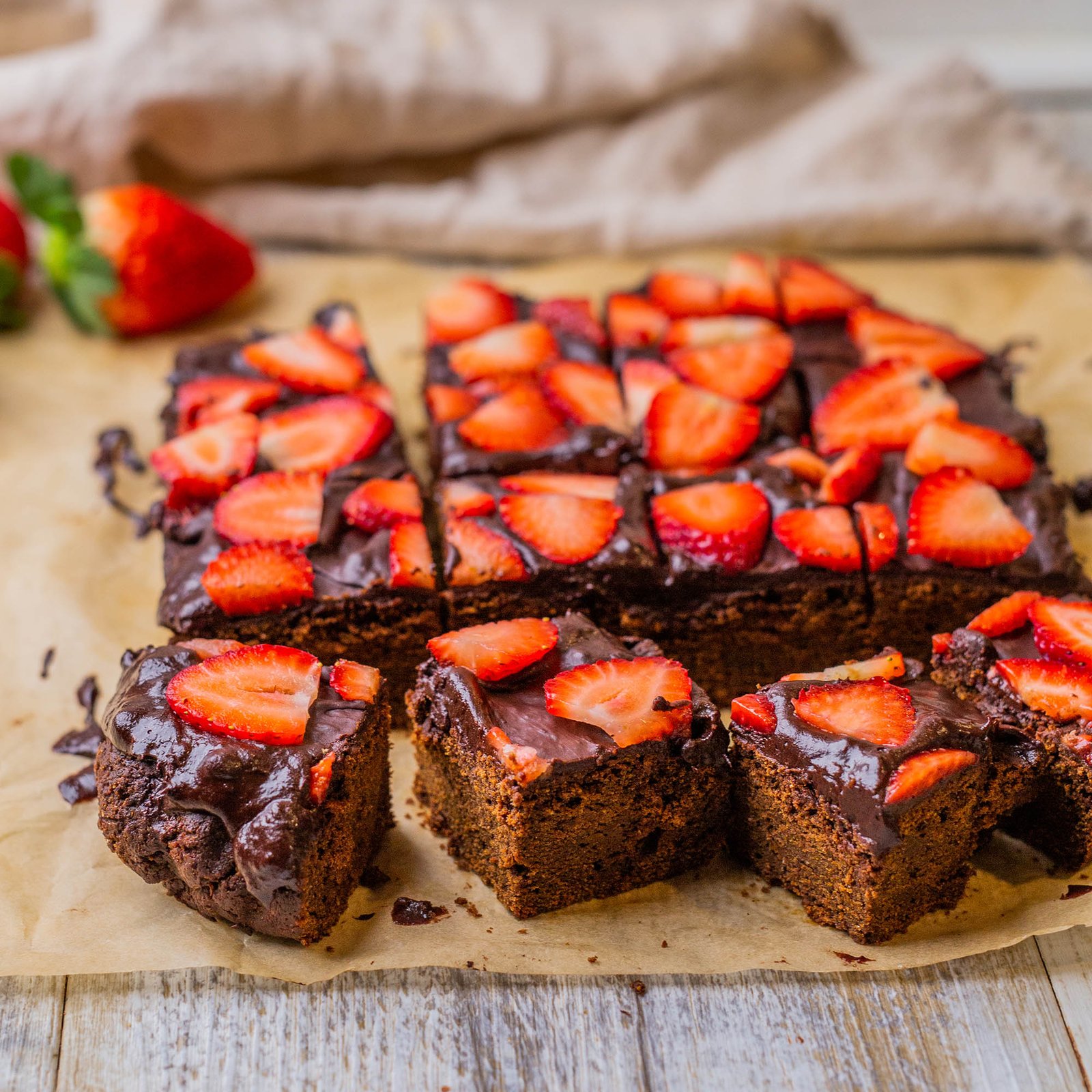 Vegan Chocolate Pumpkin or Sweet Potato Brownies