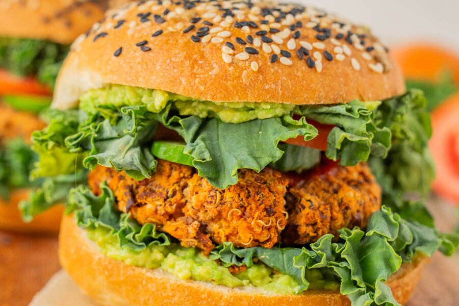 Vegan Pinto Bean Quinoa Burger Patties