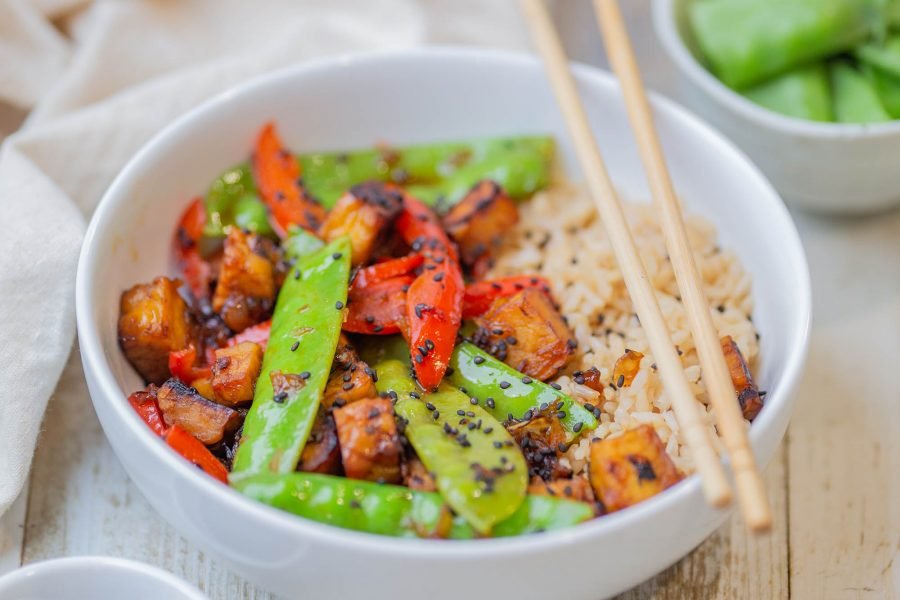 Sweet and Sour Tempeh