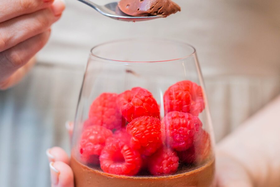 Four Ingredient Chocolate Pots
