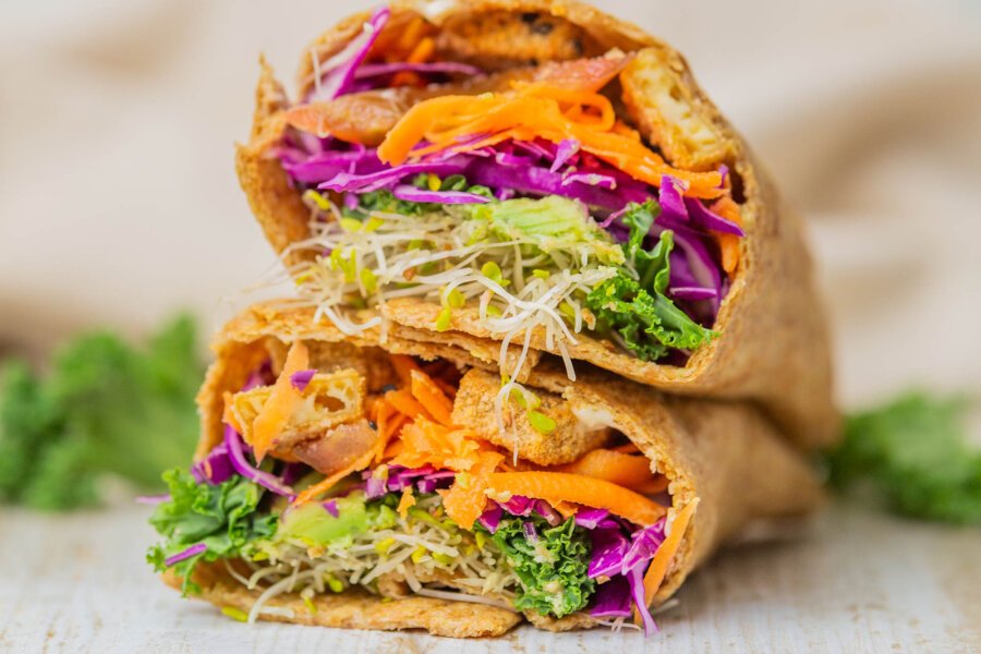 One Ingredient Flaxseed Wrap