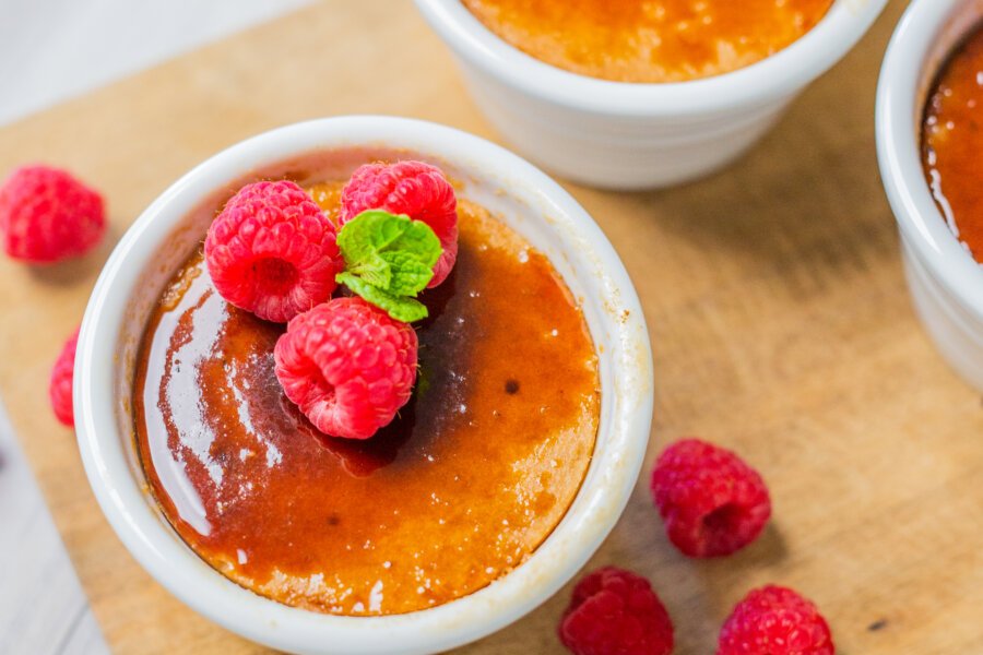 Vegan Steamed Creme Brulee