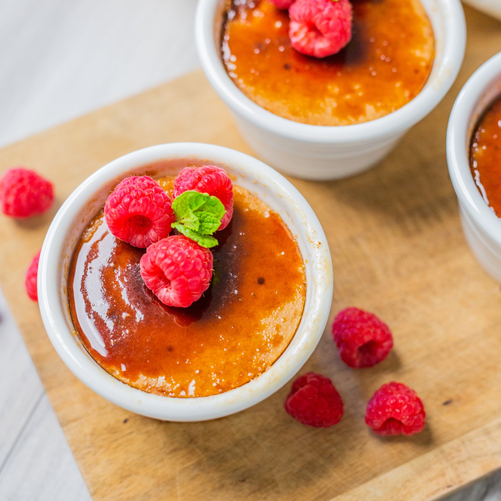 Vegan Steamed Creme Brulee
