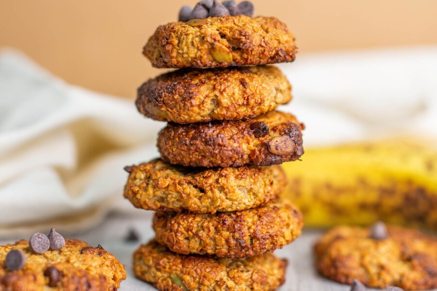 Oat and Banana Breakfast Cookies